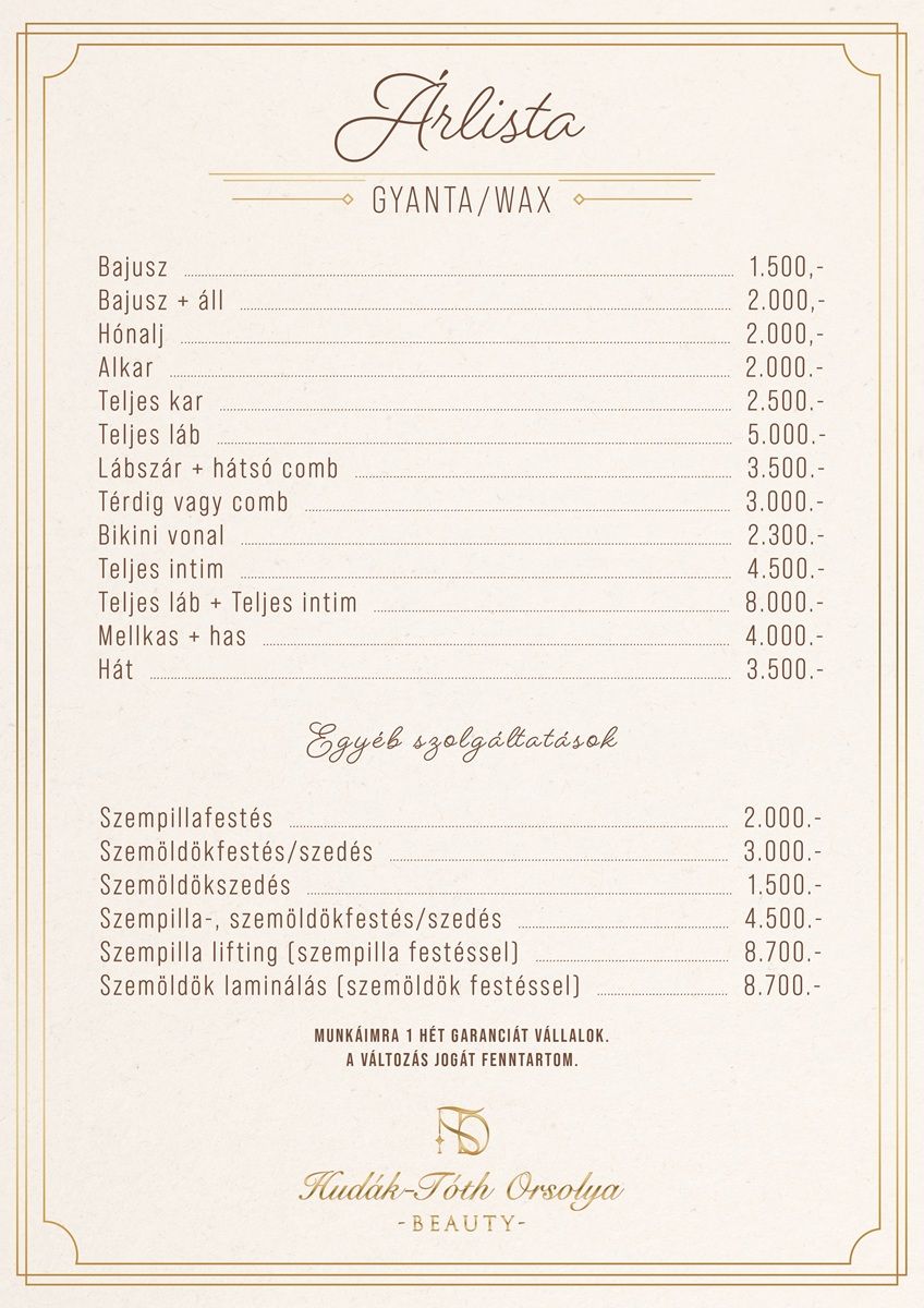 Hudák-Tóth Orsolya Beauty